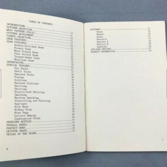 1985 Ruffles and Bows Sewing for Baby Girls Pattern+Applique Book Kathy Sandmann - Picture 2 of 2